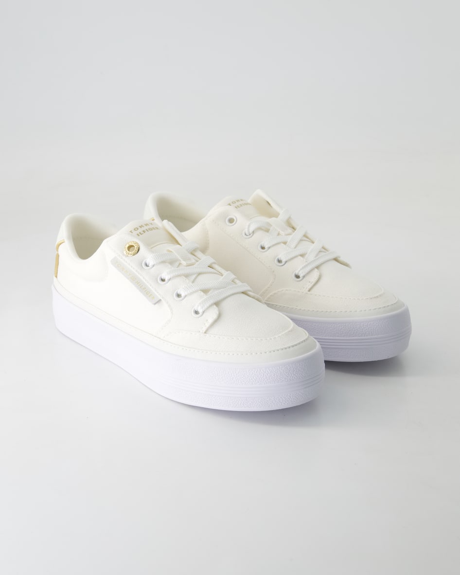 Tommy Hilfiger ESSENTIAL VULC TEXTILE SNEAKER Sneaker in Weiß