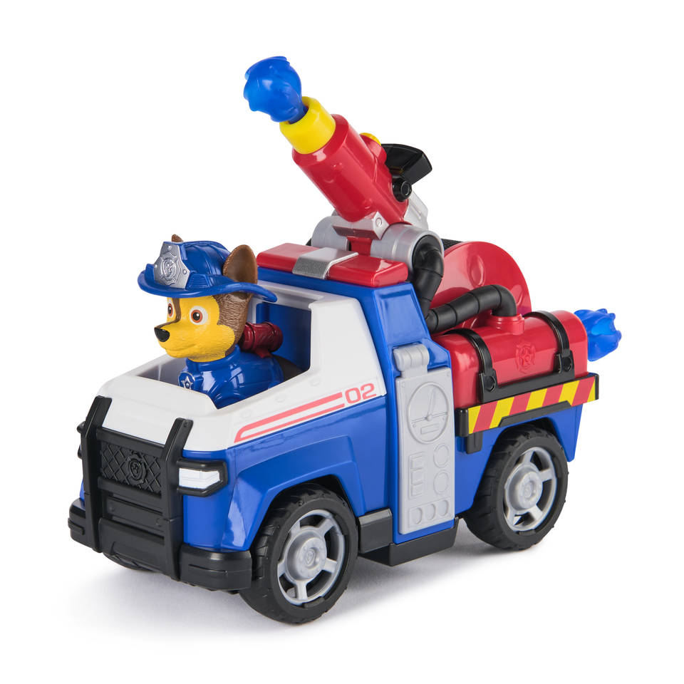 PAW Patrol Brandweerredding Chase politieauto met speelfiguur