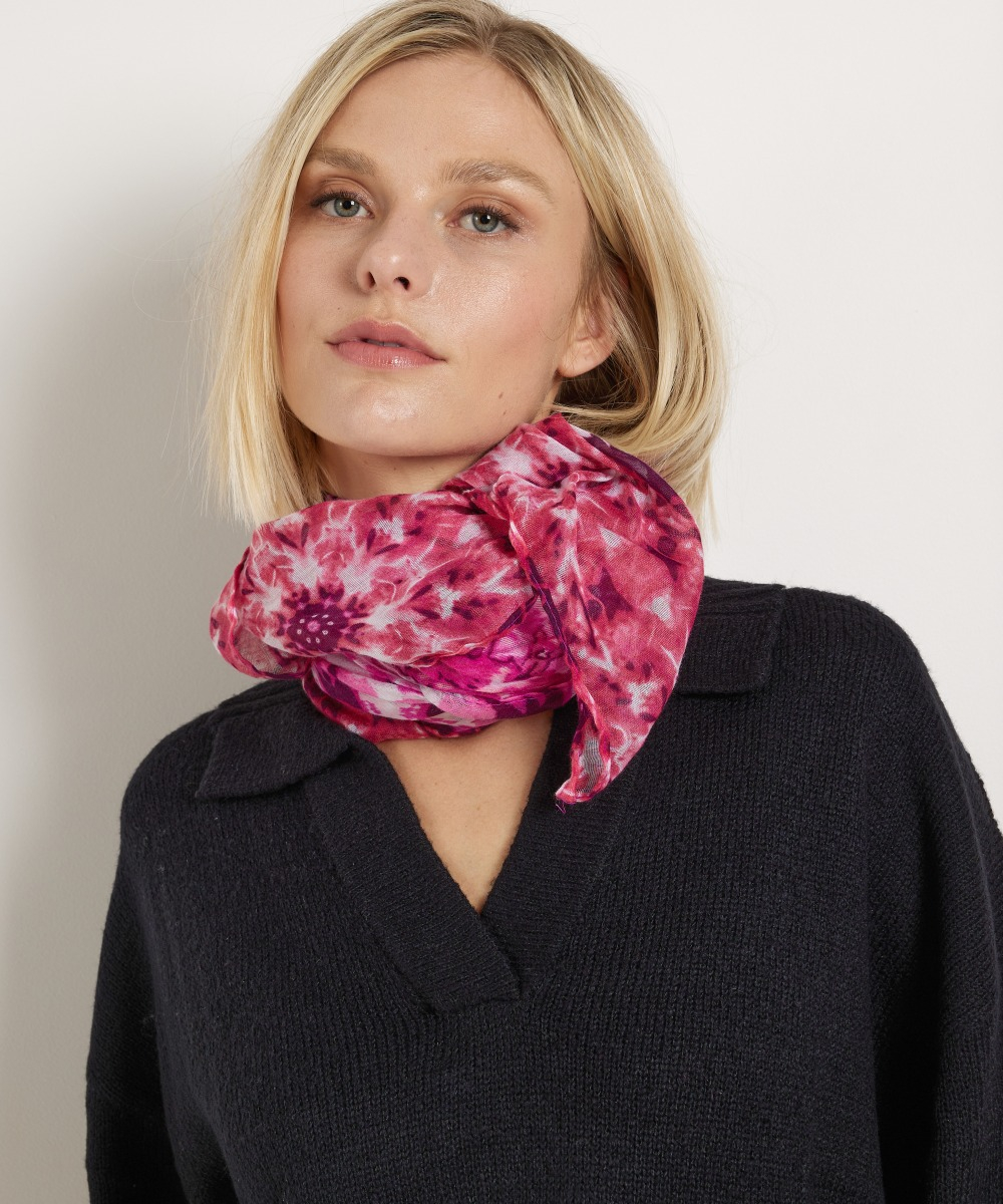 mode sjaal tie dye