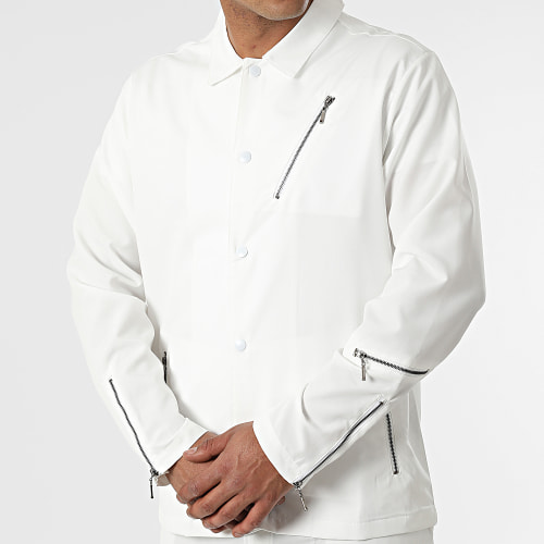 Ensemble Veste Et Pantalon Jogging KL-2060 Blanc