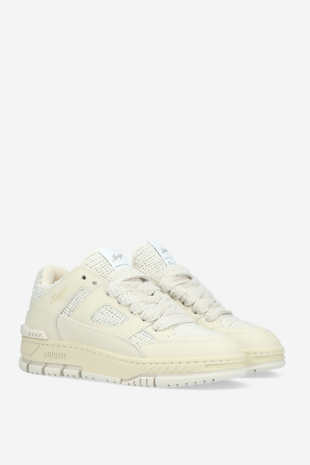 Area lo leather/fabric sneakers