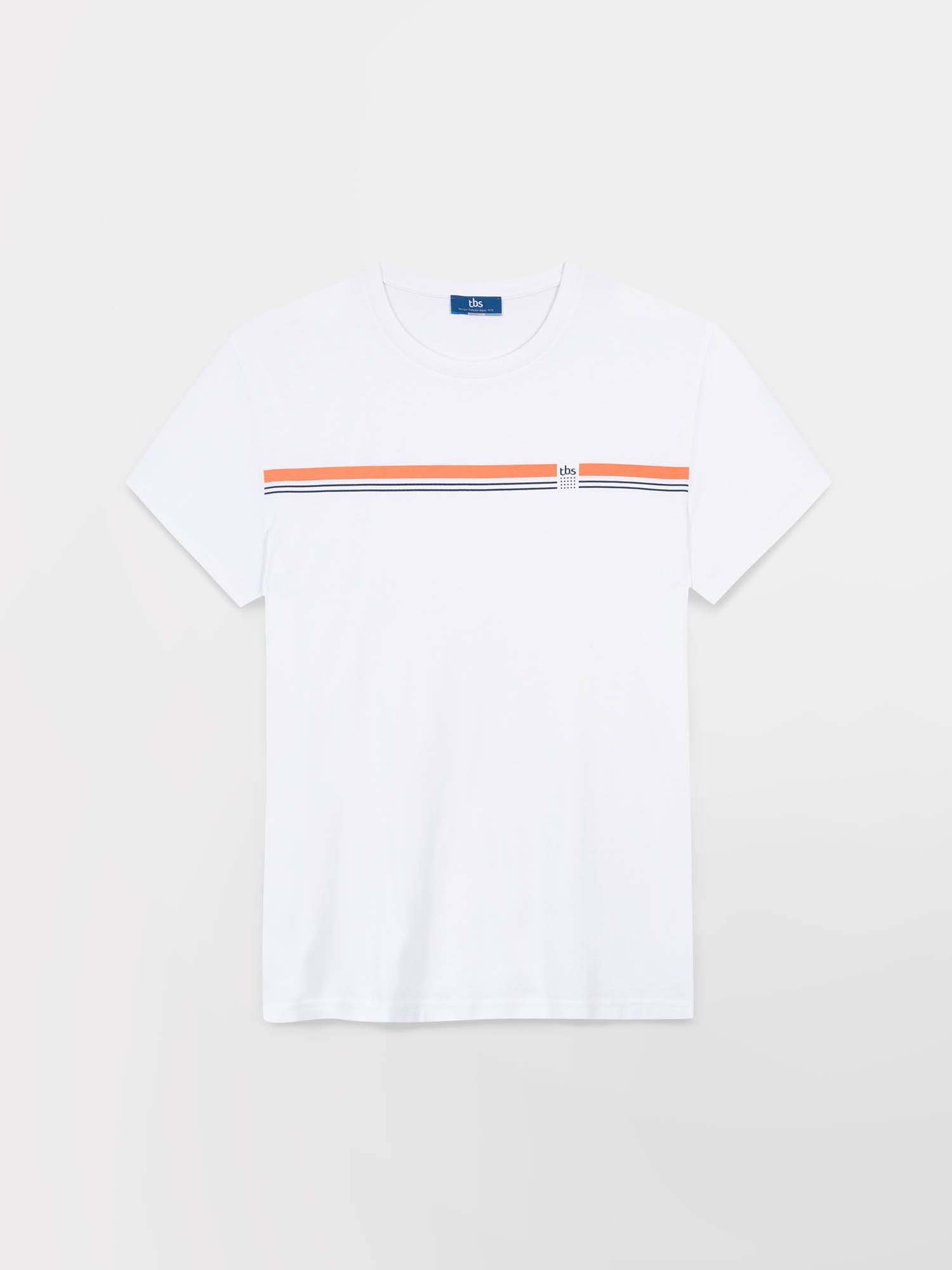 Tee Shirt Homme Manches Courtes Coton Biologique Blanc
