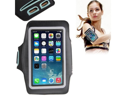 YONIS - Brassard smartphone sport universel tour de bras étanche Noi...