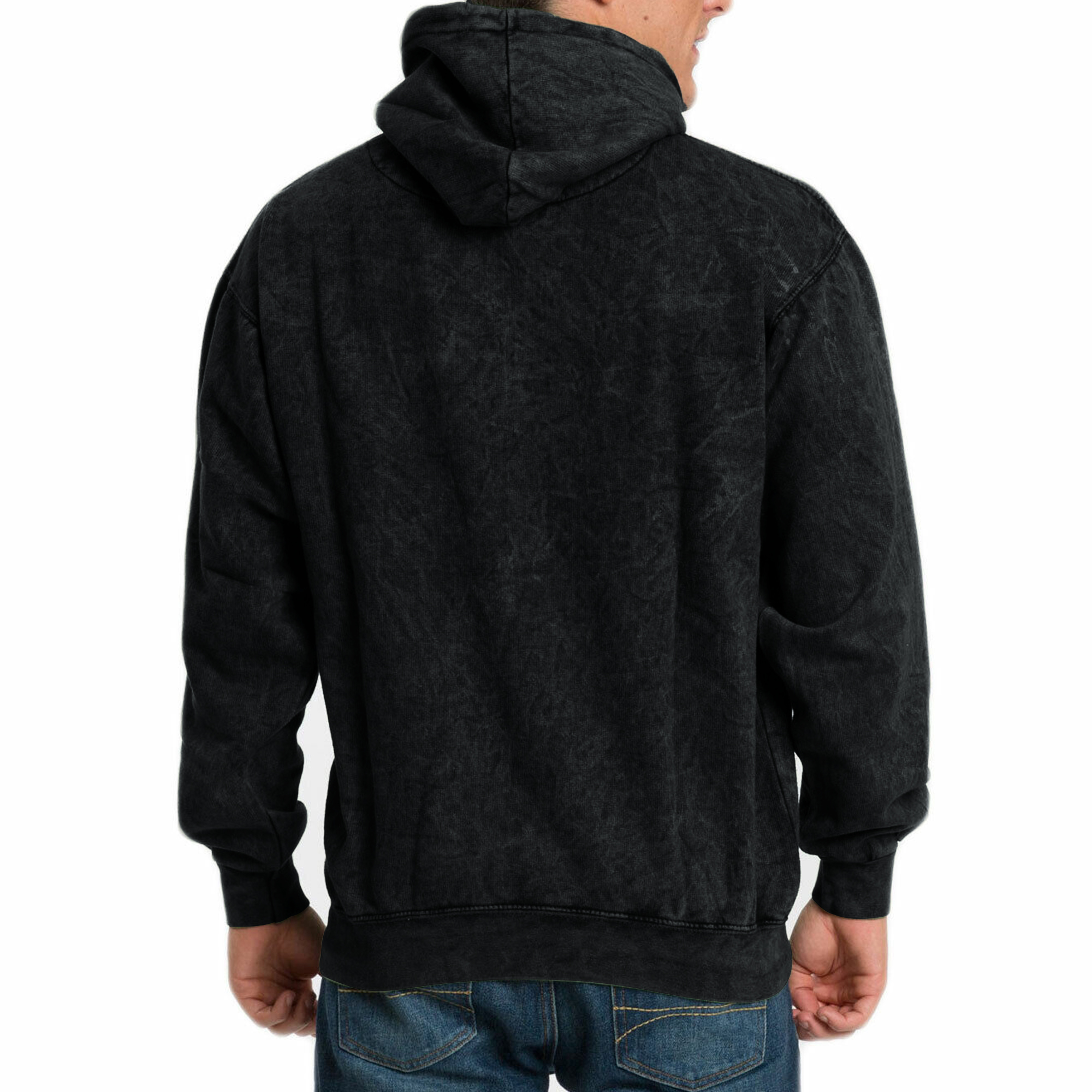 Moletom com capuz tie-dye arco-íris, Colortone