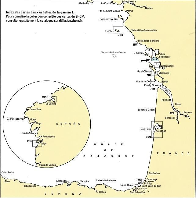 EPSHOM - 7413L ABORDS DE LA ROCHELLE