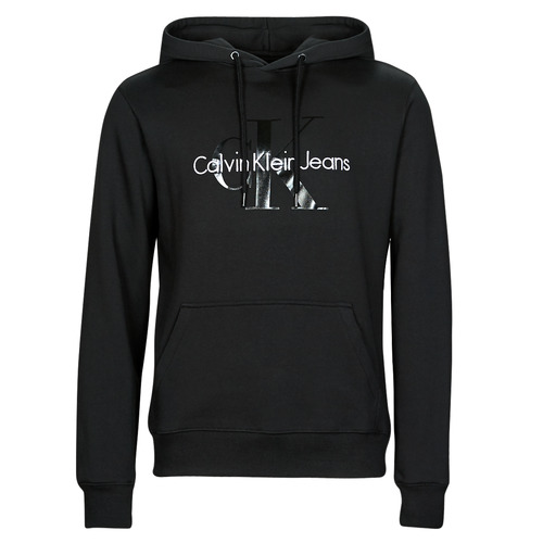 Calvin Klein Jeans - MONOLOGO REGULAR HOODIE - Noir