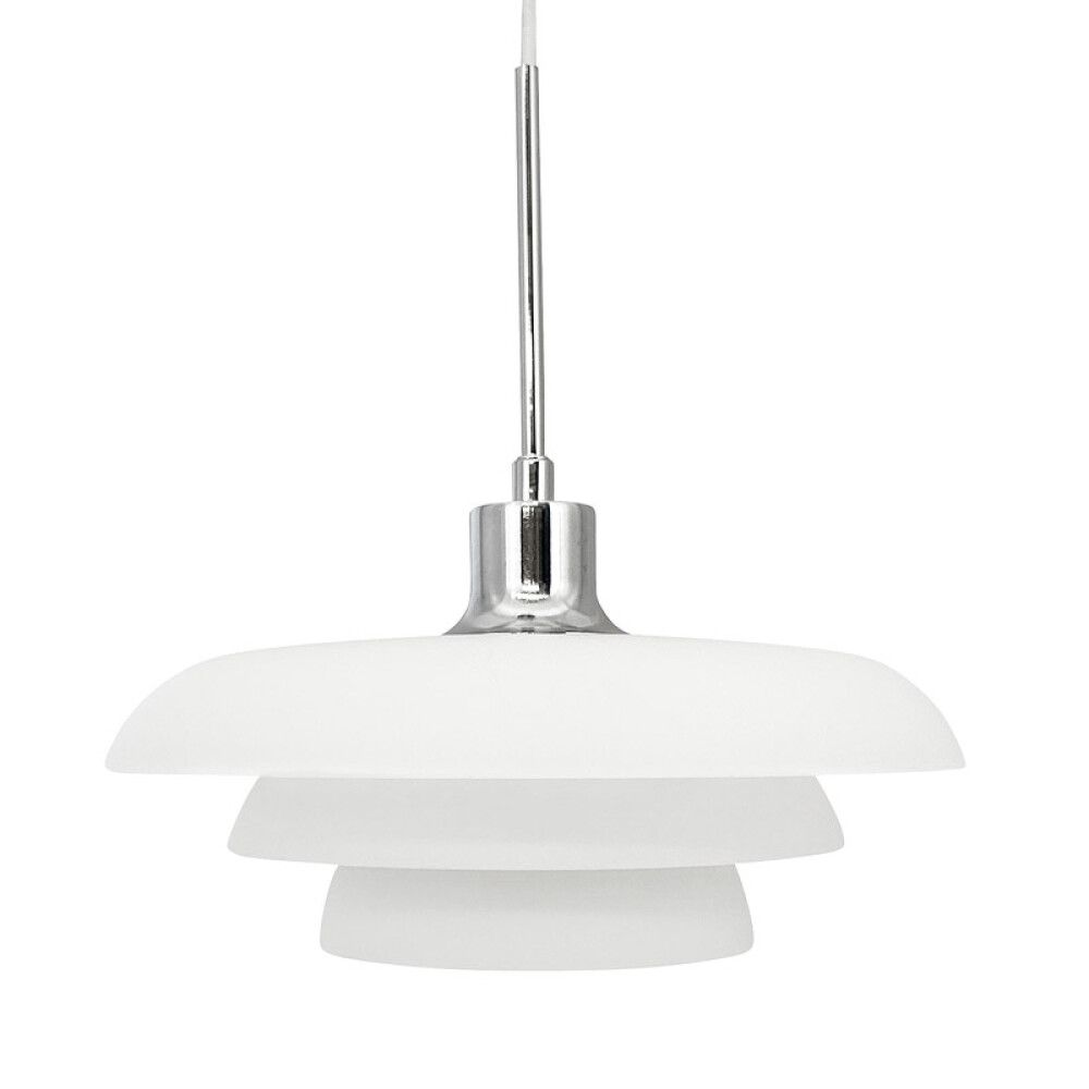 TAKLAMPE DYBERG LARSEN AVA 31CM OPAL/KROM