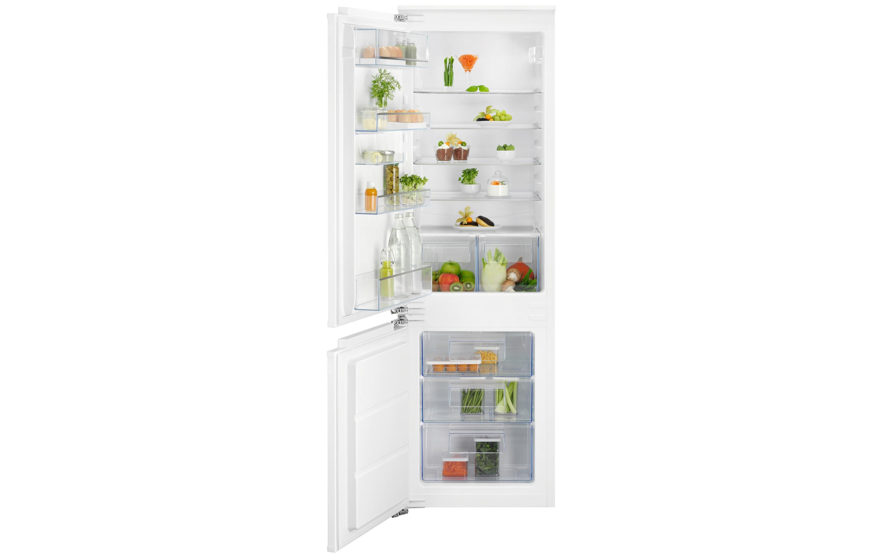Einbau-Kühl-Gefrierkombination IK2720BL Links/Wechselbar<br>Kombigerät mit Kühlschrank und Gefrierschrank