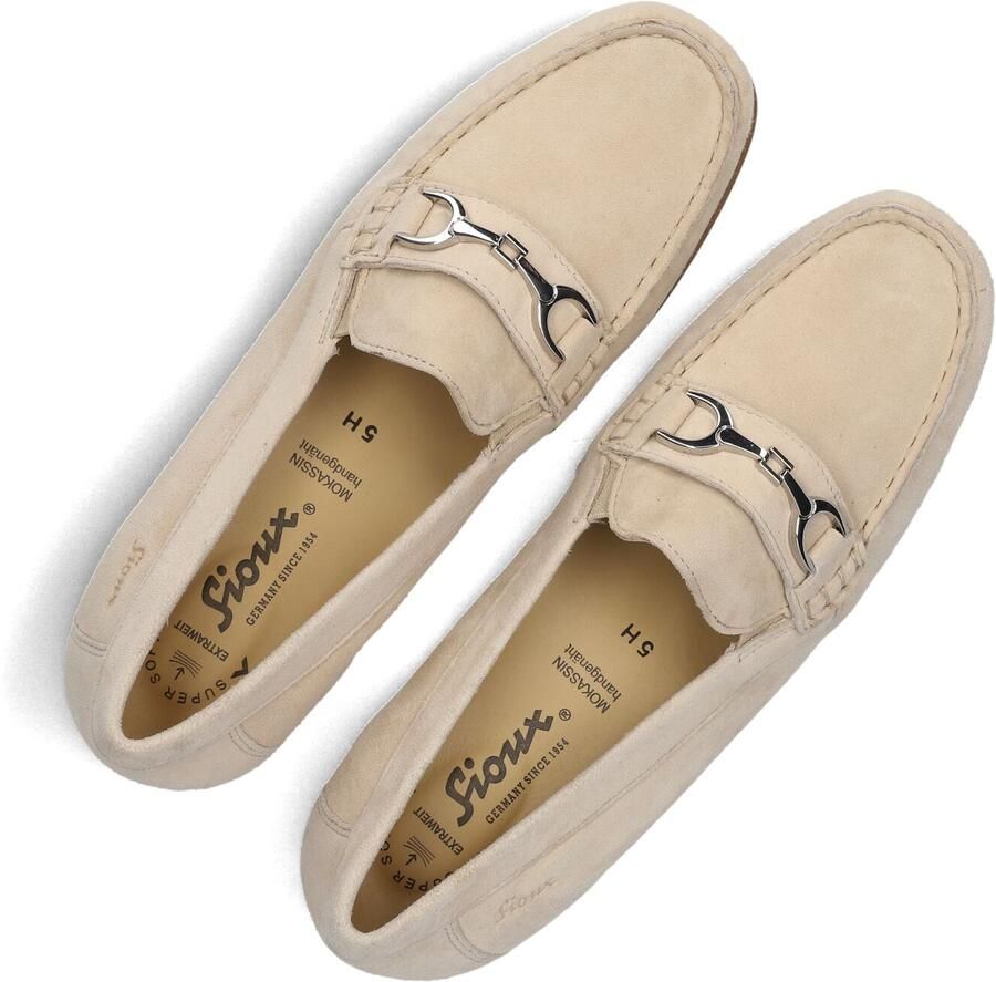 SIOUX Mocassins Dames Cortizia Maat: 37 Materiaal: Suède Kleur: Beige