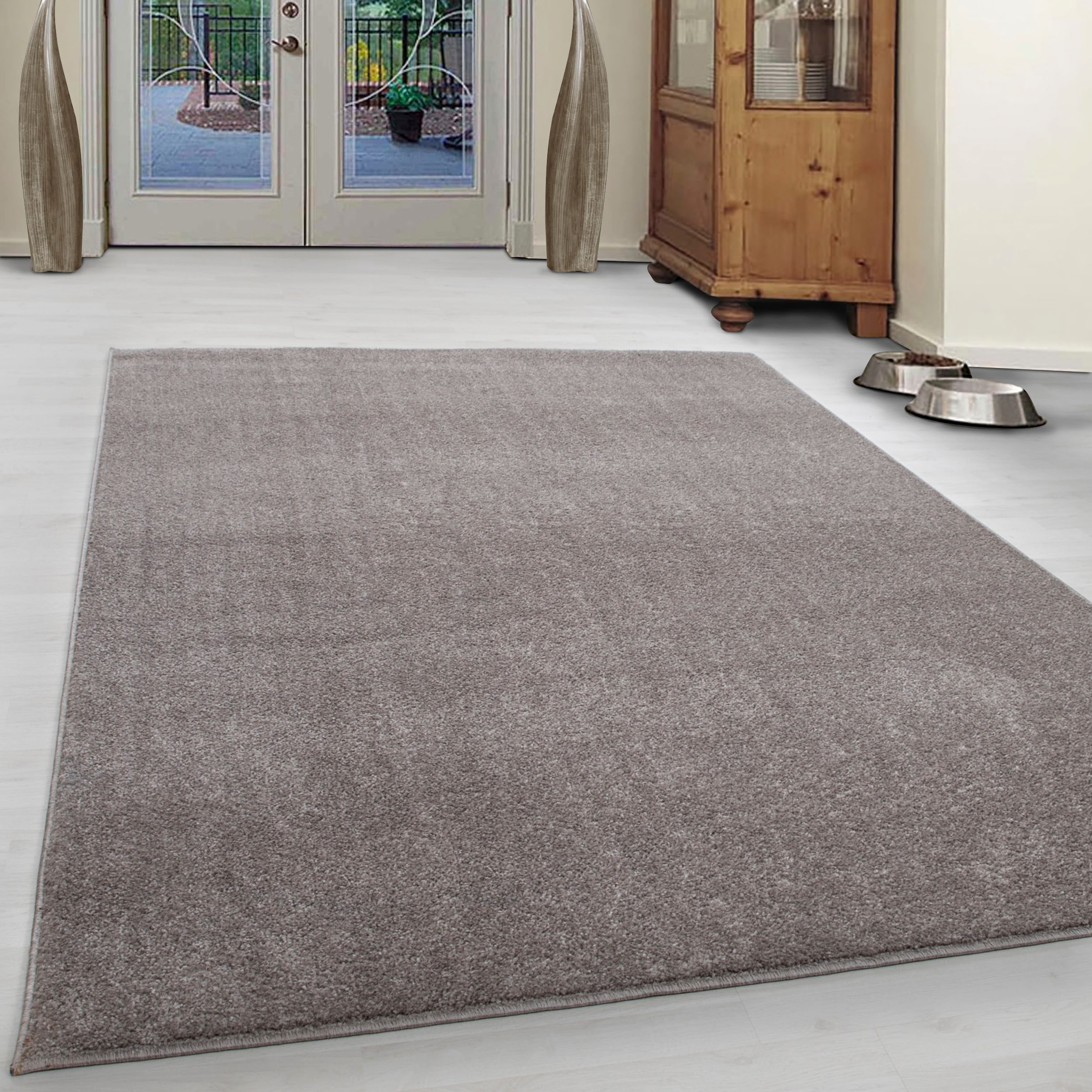 Ayyildiz Teppiche Teppich »ATA« rechteckig 10 mm Höhe Kurzflor, uni, grosse Farbauswahl, robust, auch als Läufer und in rund