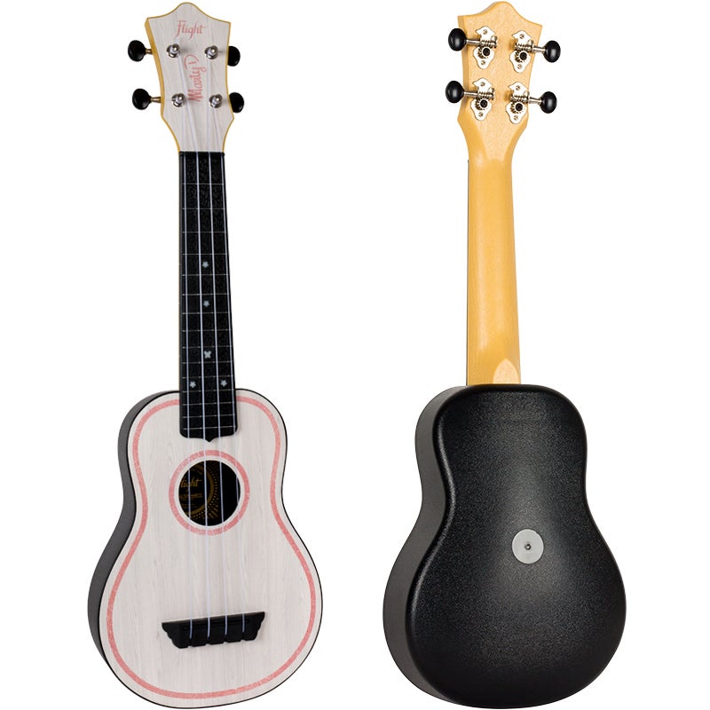 Flight Travel Series TUS-MARTY Marty Dominguez Signature sopraan ukelele met gigbag