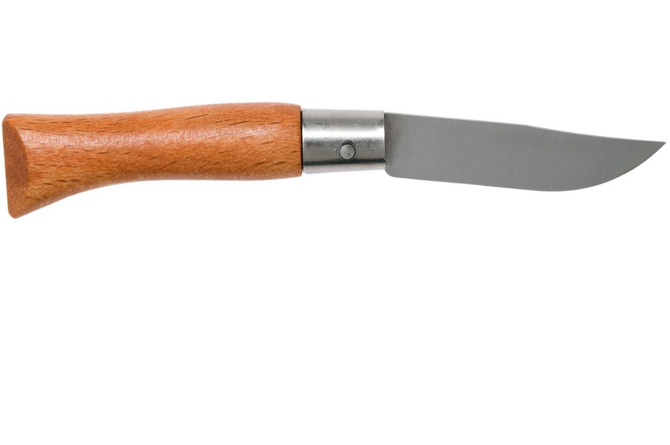 Opinel zakmes No. 03, koolstofstaal, lemmetlengte 4 cm