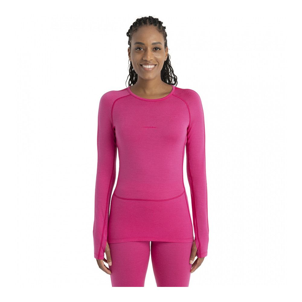 Icebreaker ZONEKNIT 260 - Sous-couche Femme tempo/electron pink/cb
