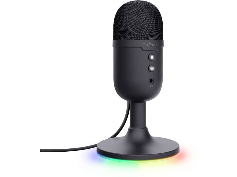 Trust Mikrofon GXT234 Yunix Kompaktes USB-Gaming-Mikrofon für Streaming & Content-Erstellung