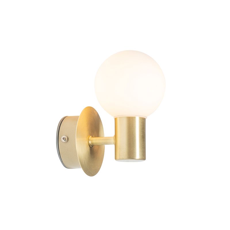 Moderne wandlamp goud IP44 - Cederic Up