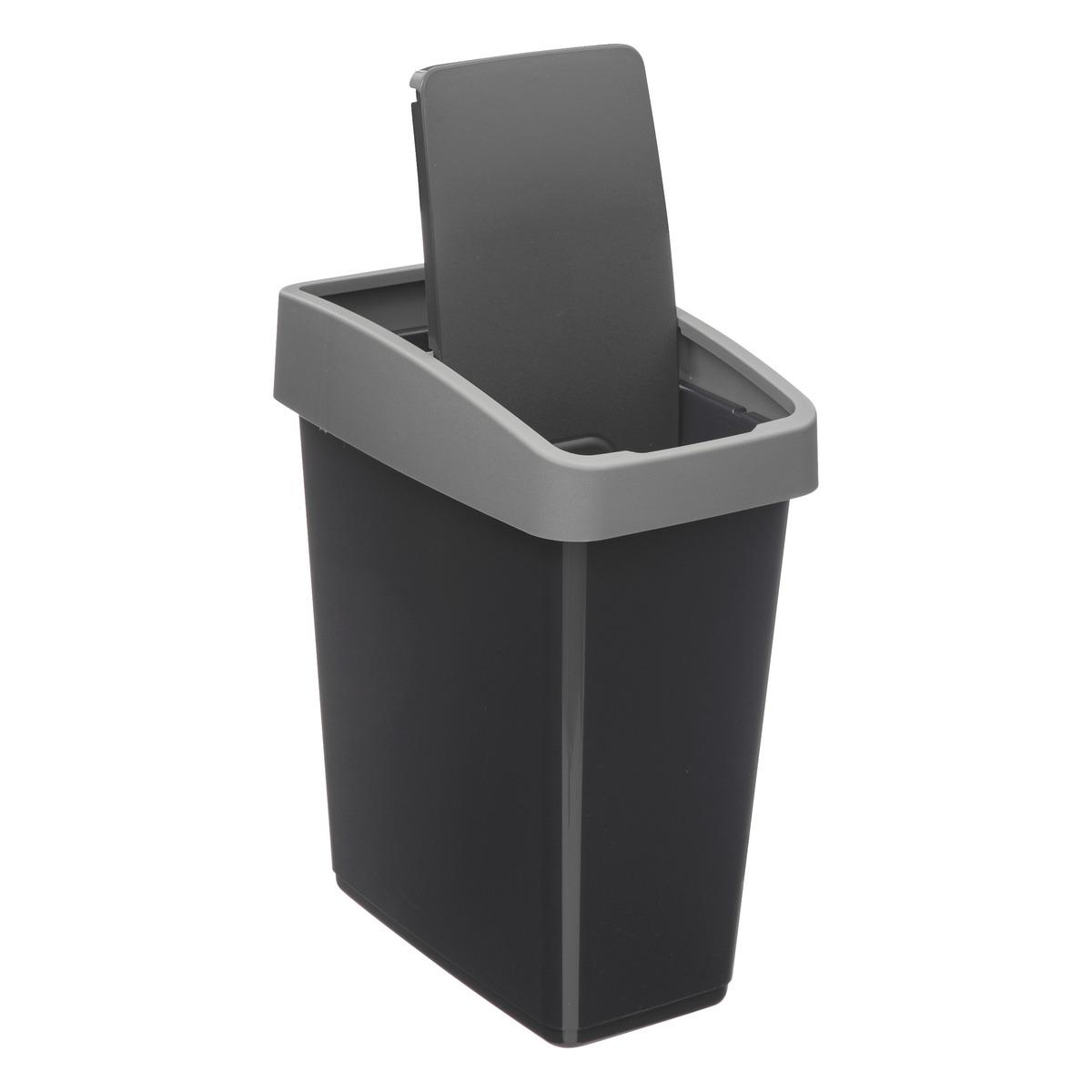 POUBELLE 2 OUVERTURES PLASTIQUE 45L