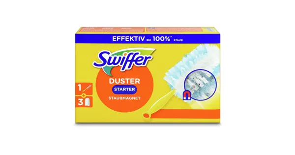 Swiffer Starterkit Staubmagnet mit Griff, inkl. 3 Tücher mit Duft