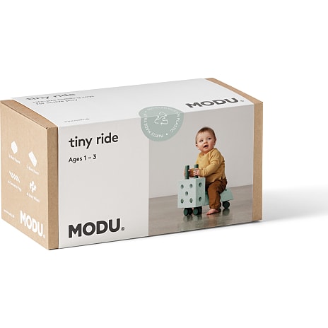 MODU Lille Gåbil - Ocean MInt / Forest Green