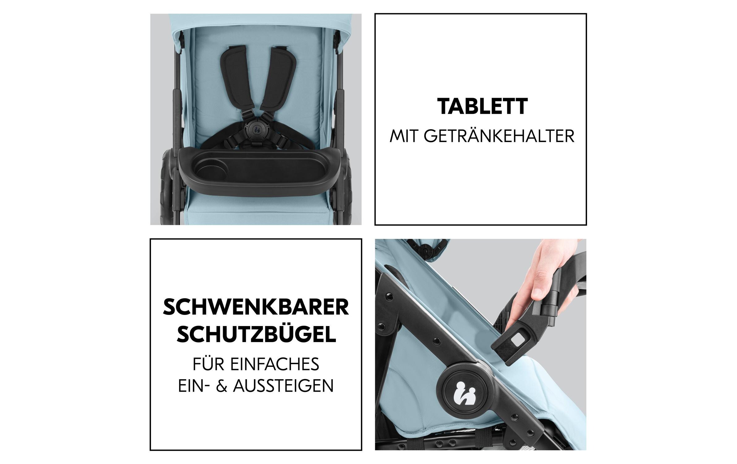 Buggy Shop N Care Dusty BlueKinderwagen für die Stadt