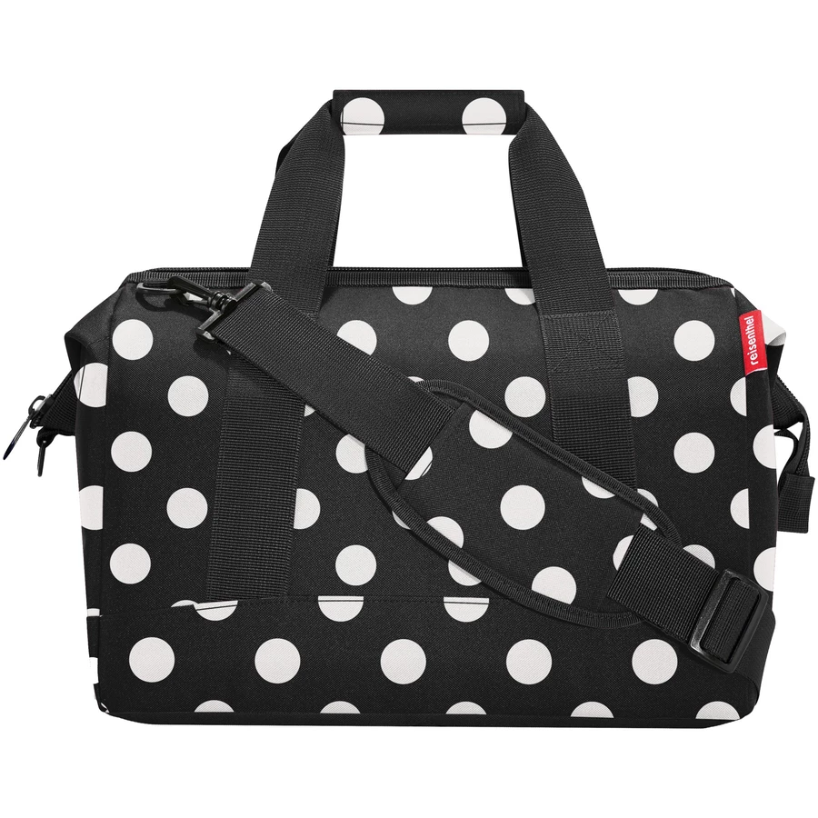 reisenthel travelling allrounder M - Reisetasche 40 cm dots white