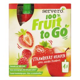 Servero 100% Fruit to go aardbeien hemel