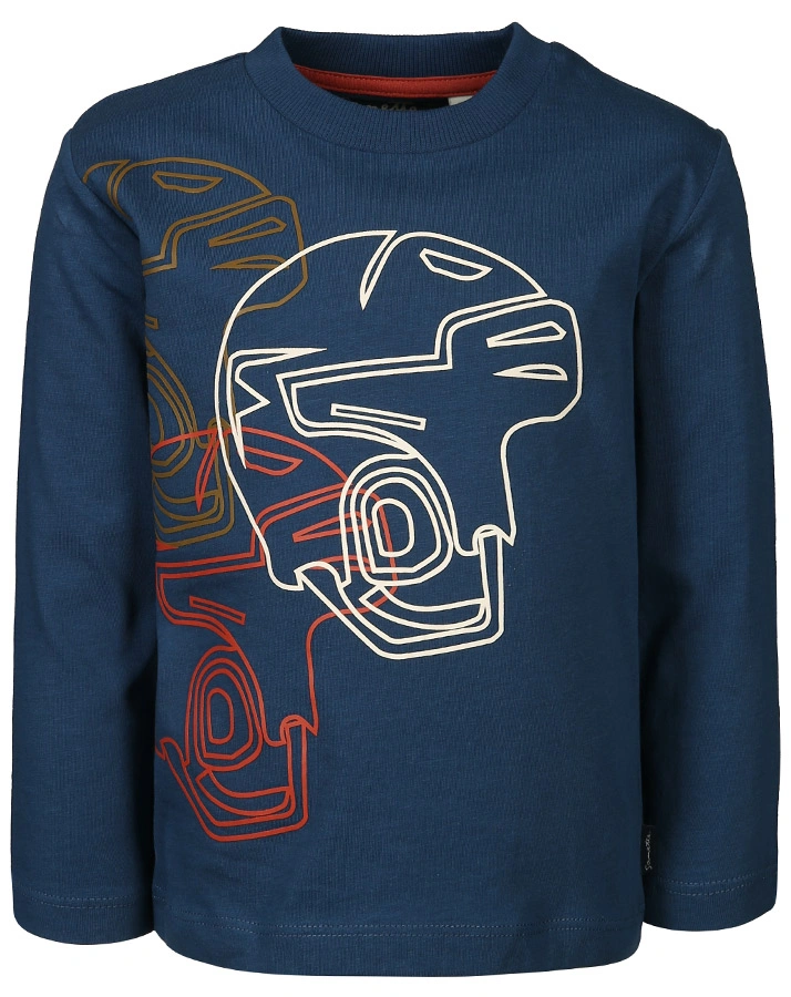 Langarmshirt ICE HOCKEY in true navy