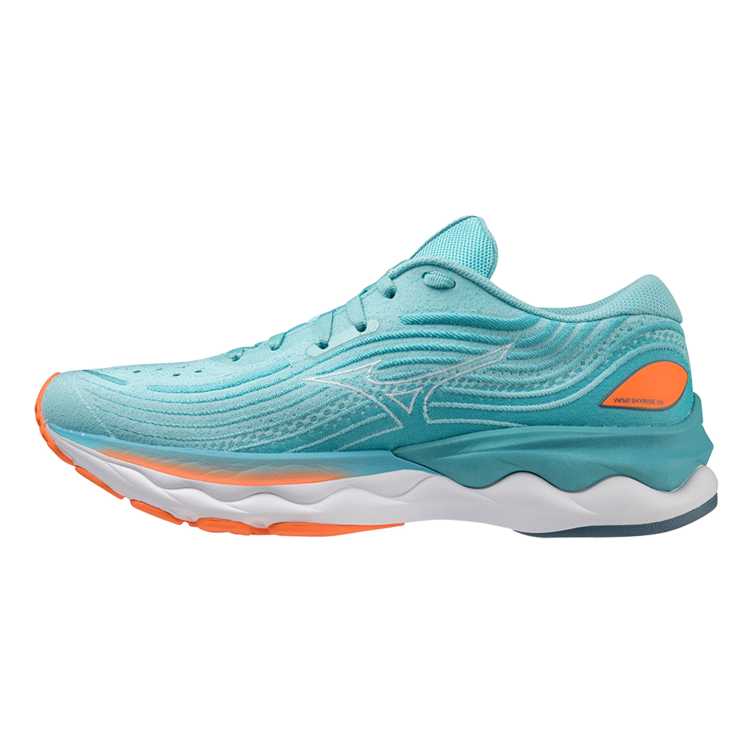 Mizuno Wave Skyrise 4 Chaussure De Running Sans Stabilisateurs Femmes - Bleu , Blanc