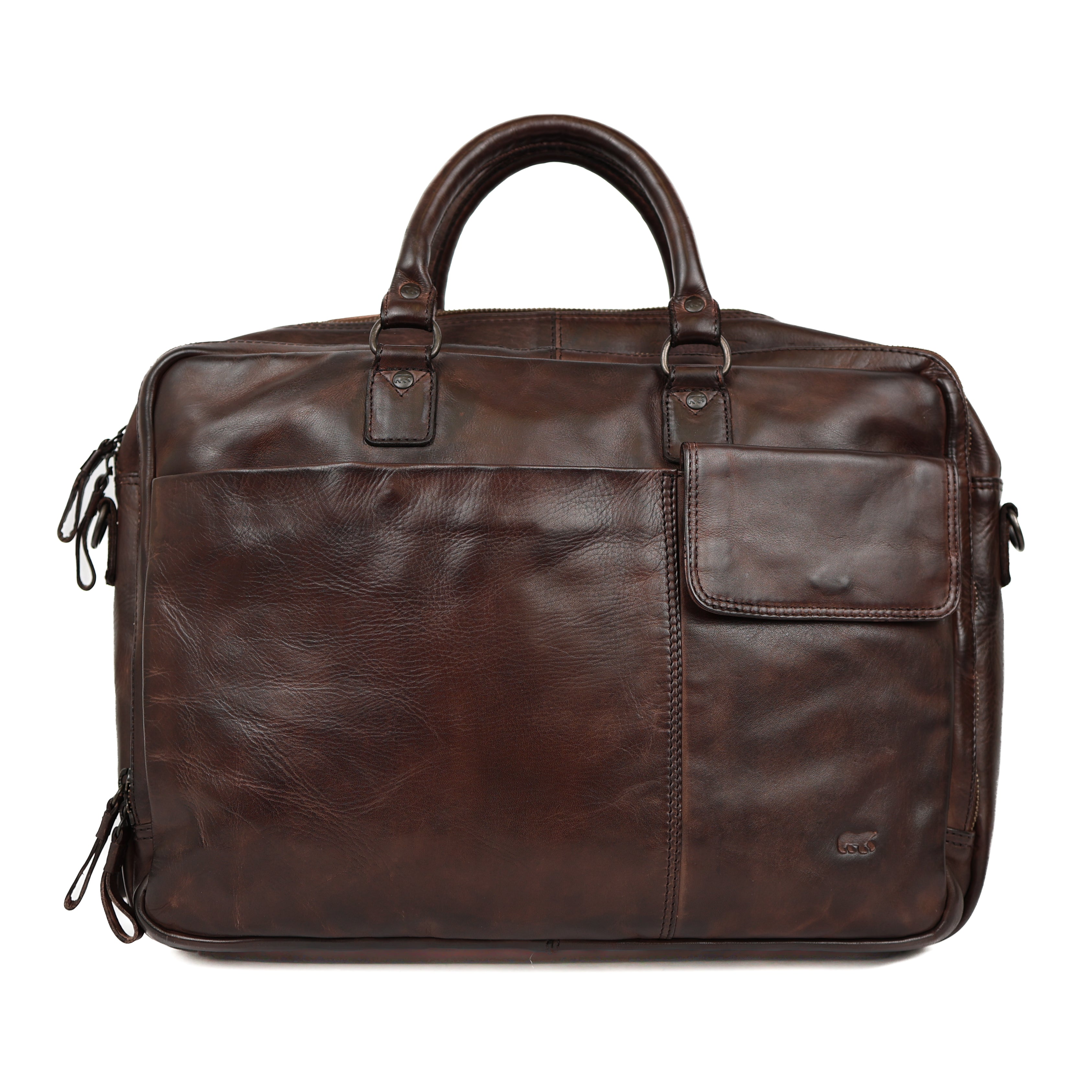 Laptoptas 'Silke' donkerbruin Brown