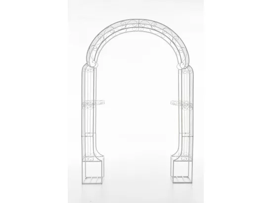 Arche à rosiers - Métal & Métal - Blanc - Alessia