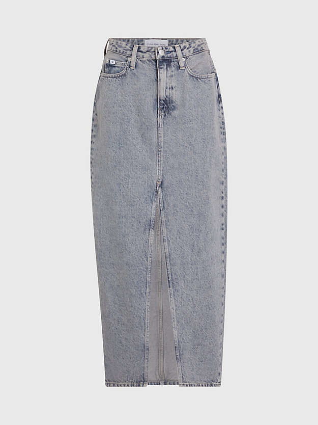 Saia longa de jeans