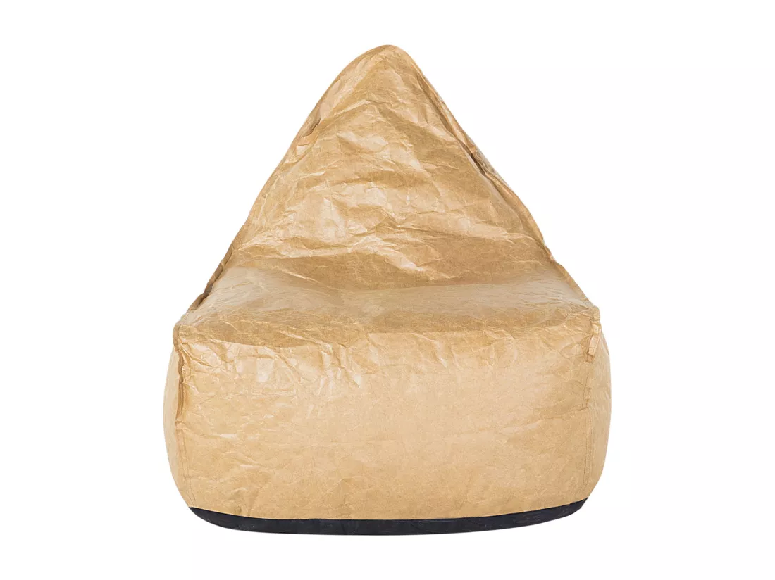 Pouf poire 200 L DROP 63 cm 75 cm Marron doré