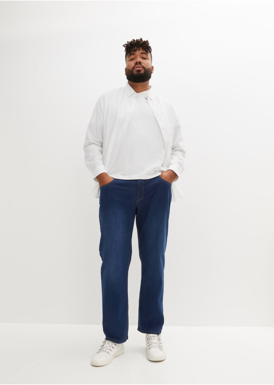 Jean extensible Essential Loose, Straight