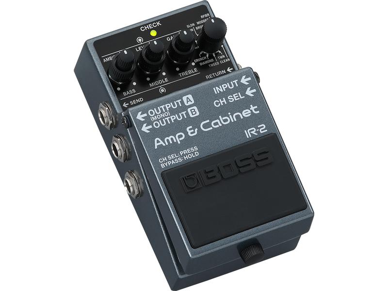 BOSS Pedal IR-2 Verstärker-Emulator und Cabinet-IR-Loader im Kompaktpedal-Format