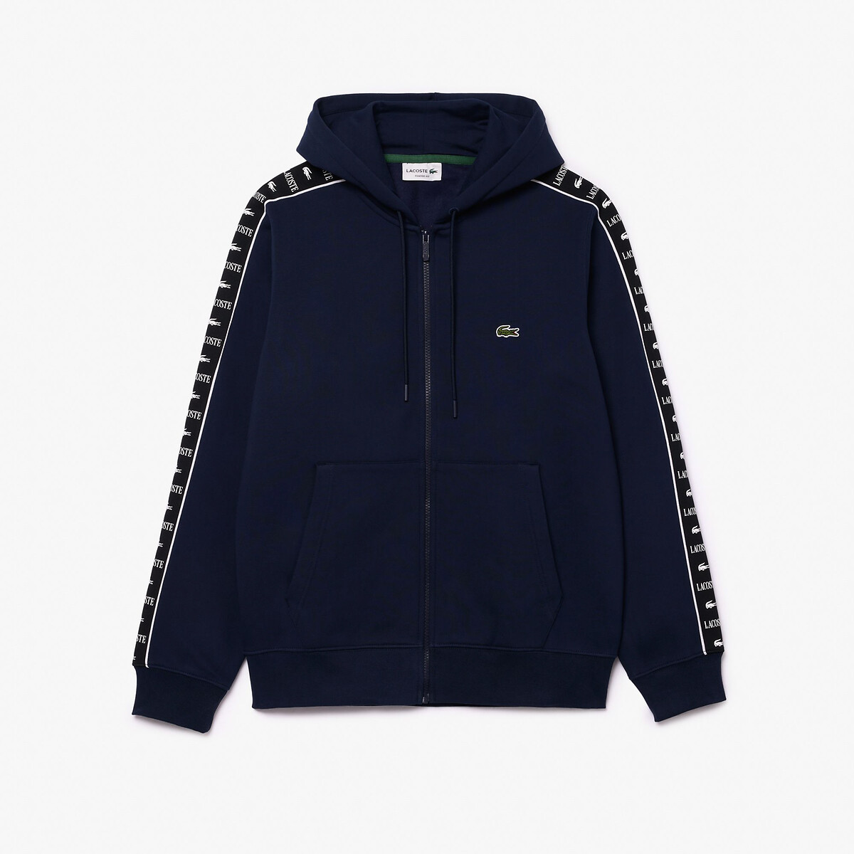 LACOSTE<br>Moletom com zíper em fleece