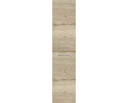 Marlin 3040 hoge kast, frontkleur natuurlijk eikenhoutdecor, BxHxD 40 x 178,8 x 34,8 cm, deur rechtsdraaiend, CPMM HTT4R
