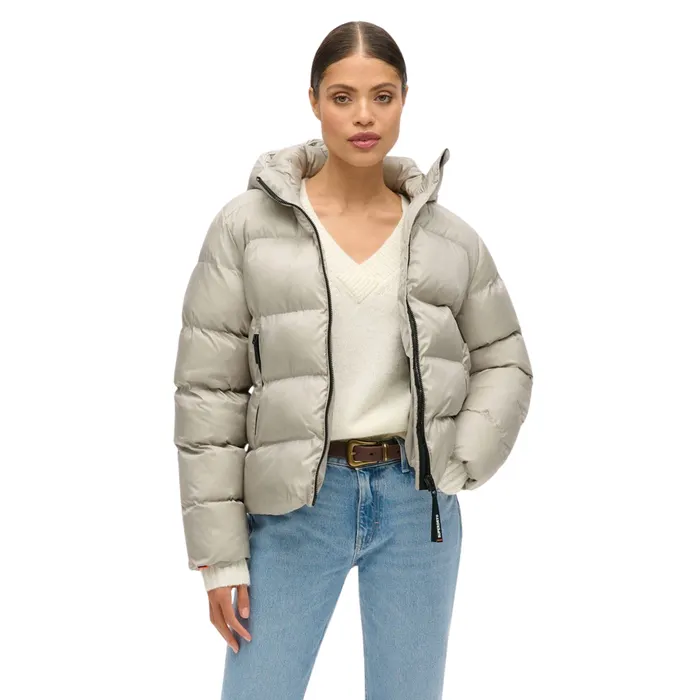 Superdry Hooded Luxe Sports Puffer Winterjas Dames