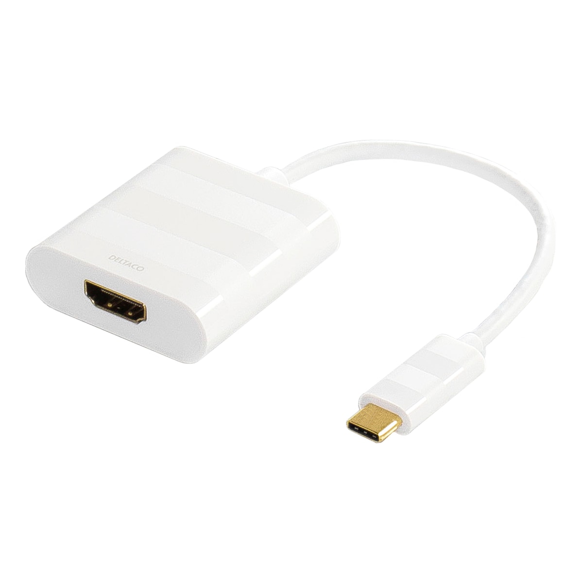 Deltaco USB-C til HDMI-adapter