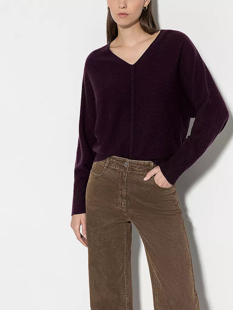 LUISA CERANO Pullover dunkelrot