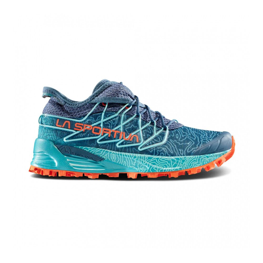 La Sportiva MUTANT - Chaussures trail Femme storm blue/cherry tomato