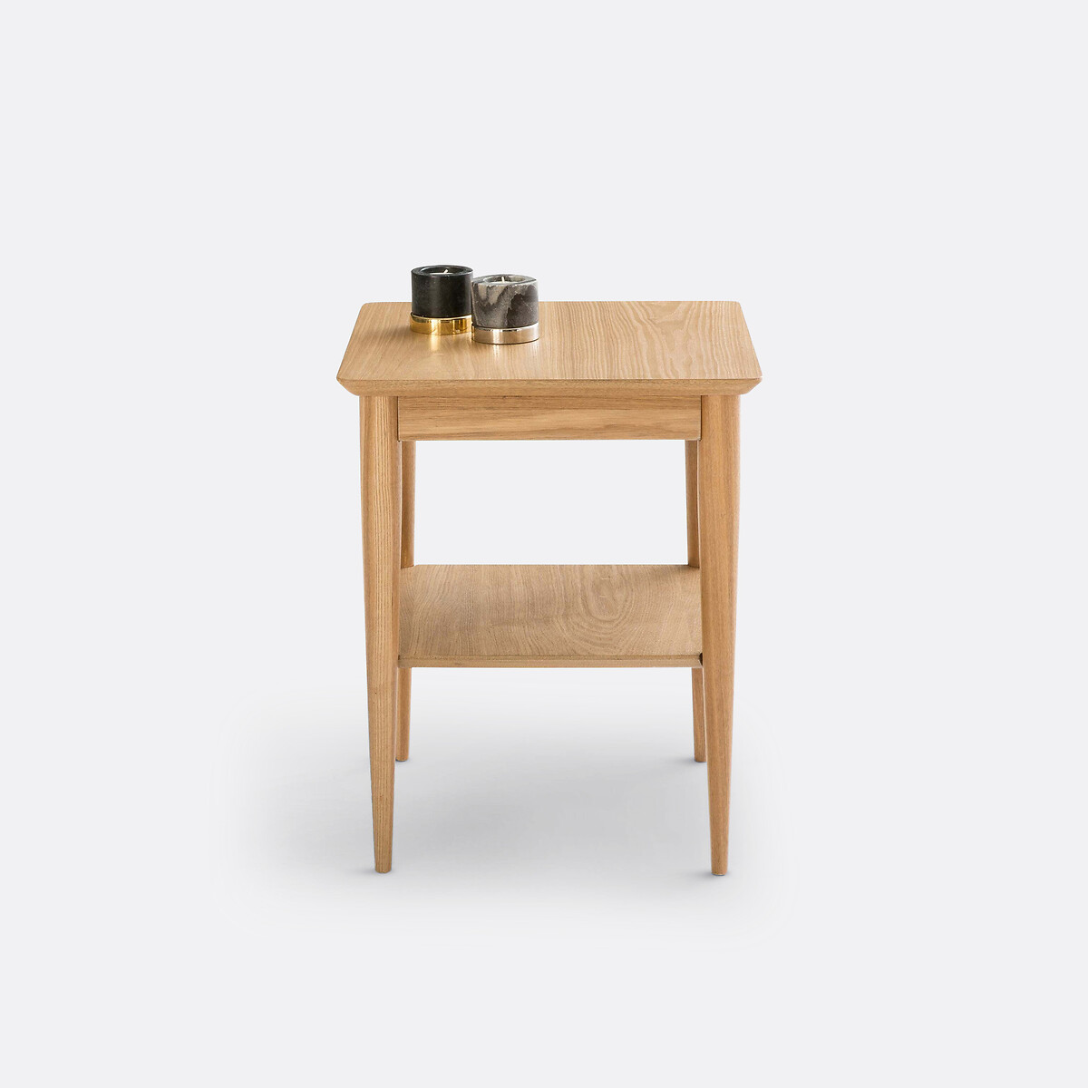 LA REDOUTE INTERIEURS<br>Mesa lateral ou de cabeceira em madeira de freixo LUSSAN