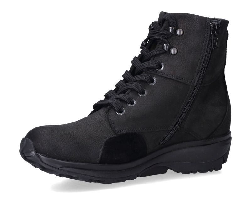 Xsensible Milton Stretchwalker Veterboots Zwart Dames
