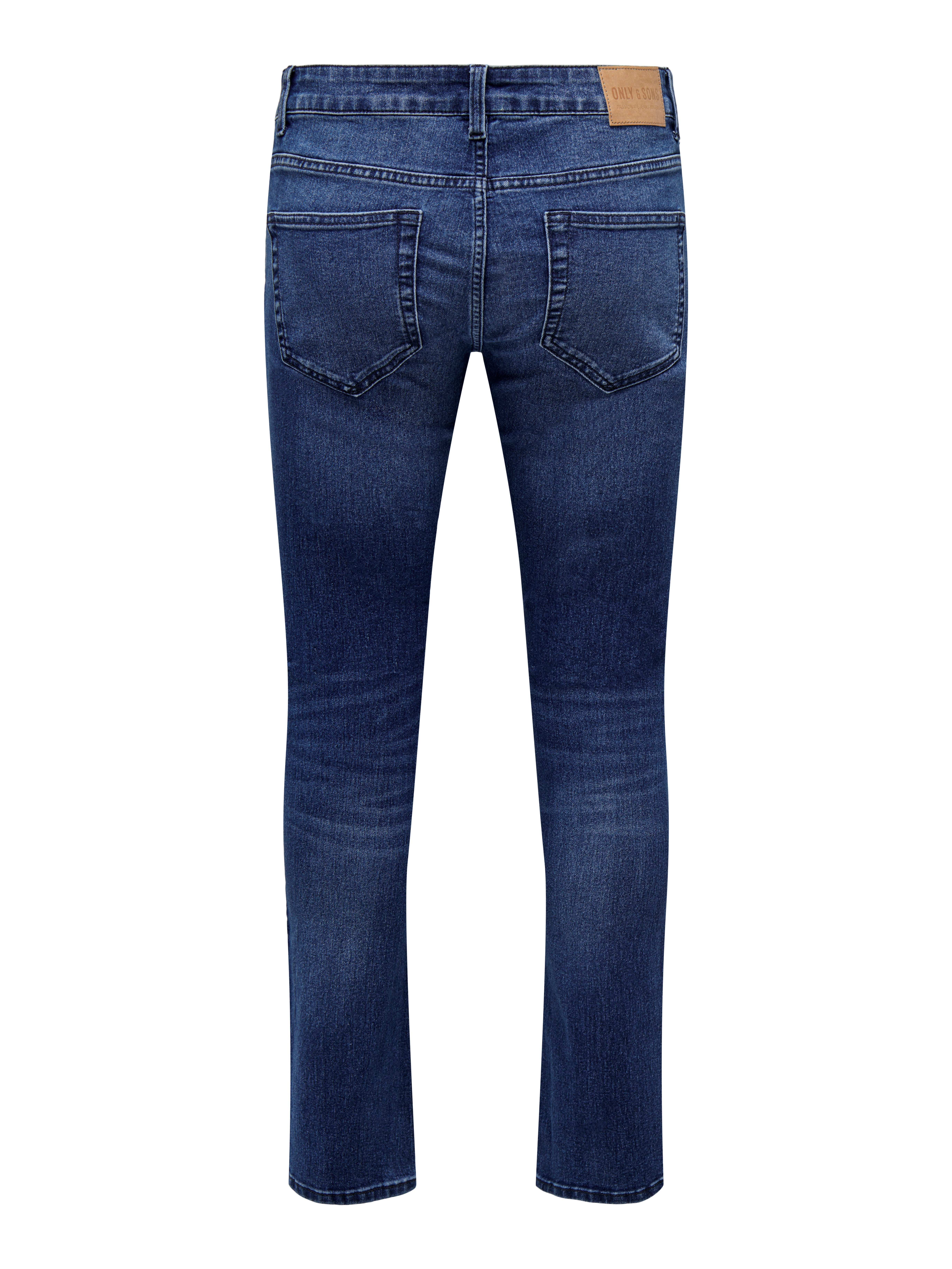 ONSLOOM Mid Rise Slim Fit Jeans Dark Blue Denim