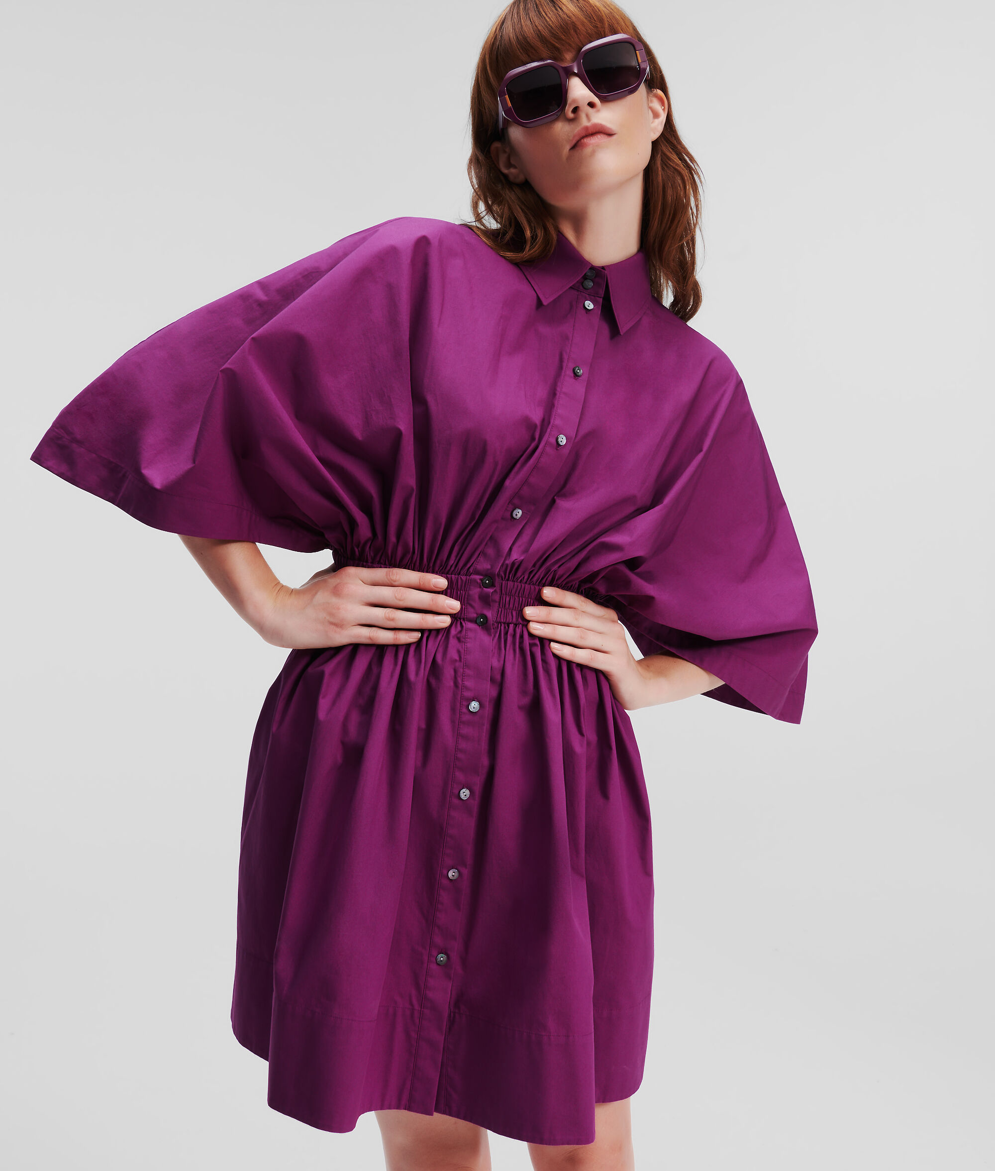 ROBE-CHEMISE FRONCÉE SÉLECTIONNÉE PAR HUN KIM
