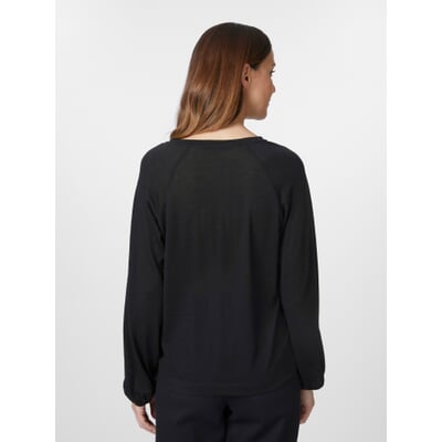 Damen-Blusenshirt, Schwarz