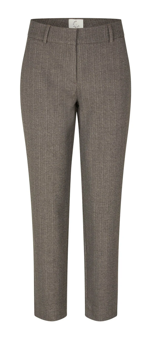 Five Units  KaisaFV Ankle bukser - Cool Taupe Melange