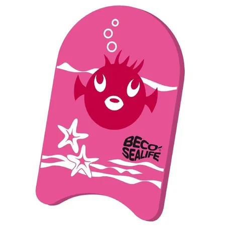 Beco Sealife Kickboard 34 x 21 cm, pink, Print Pinky