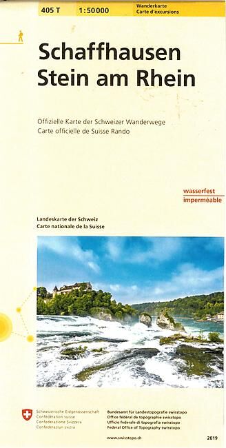BUNDESAMT - 405T SCHAFFHAUSEN ECHELLE 1 50 000