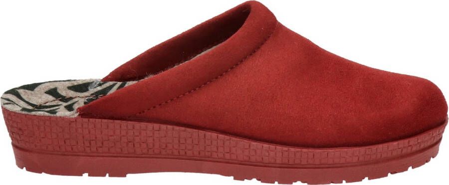 Rohde Pantoffels Rood Synthetisch 272226 Dames