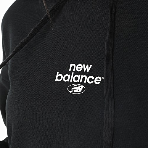 Sweat Capuche Crop Femme WT31509 Noir