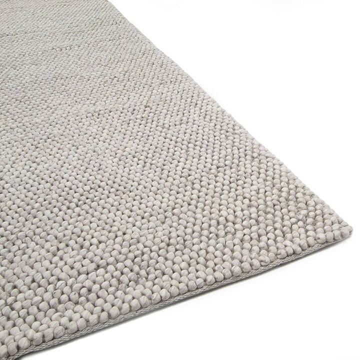 Wollen vloerkleed op maat - New Loop Creme/Wit 815